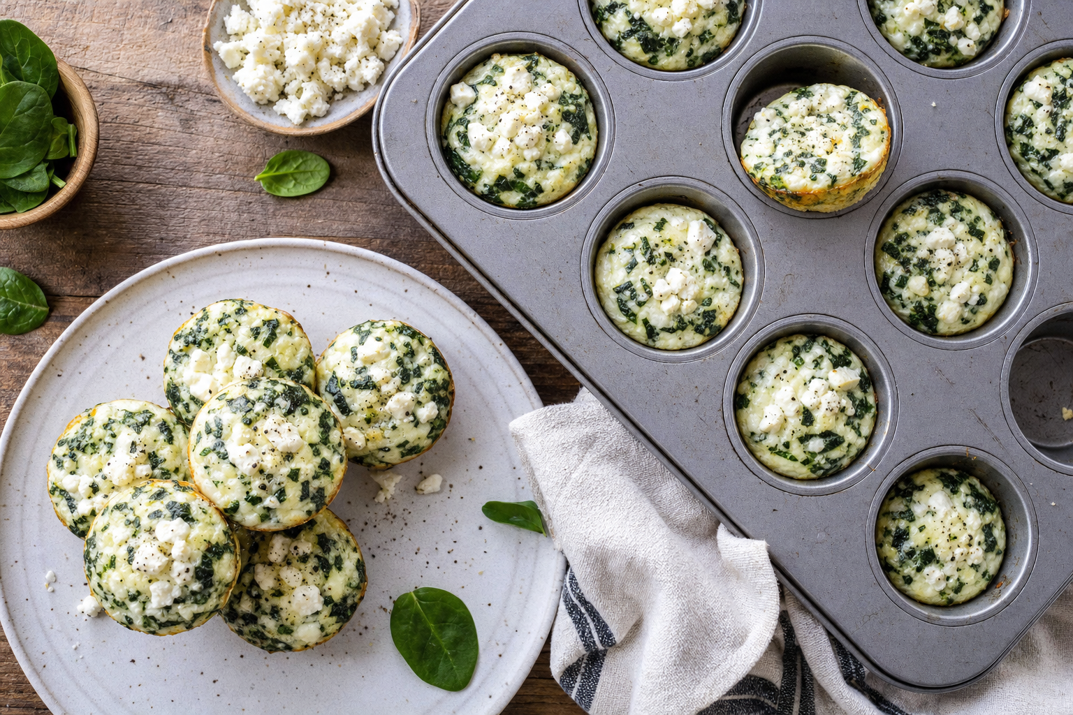 Baked Egg White Breakfast Bites