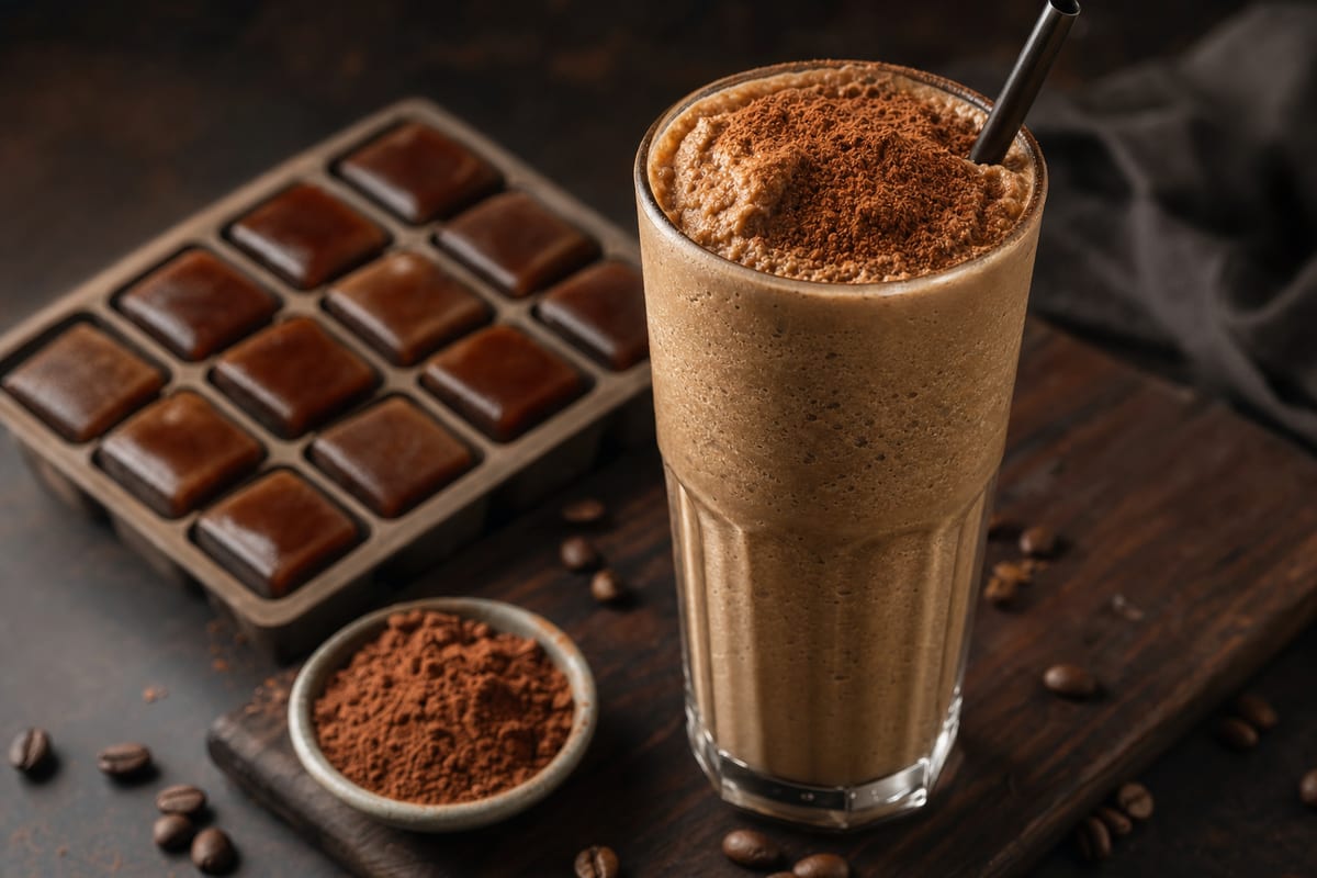 Blended Mocha Protein Frappe