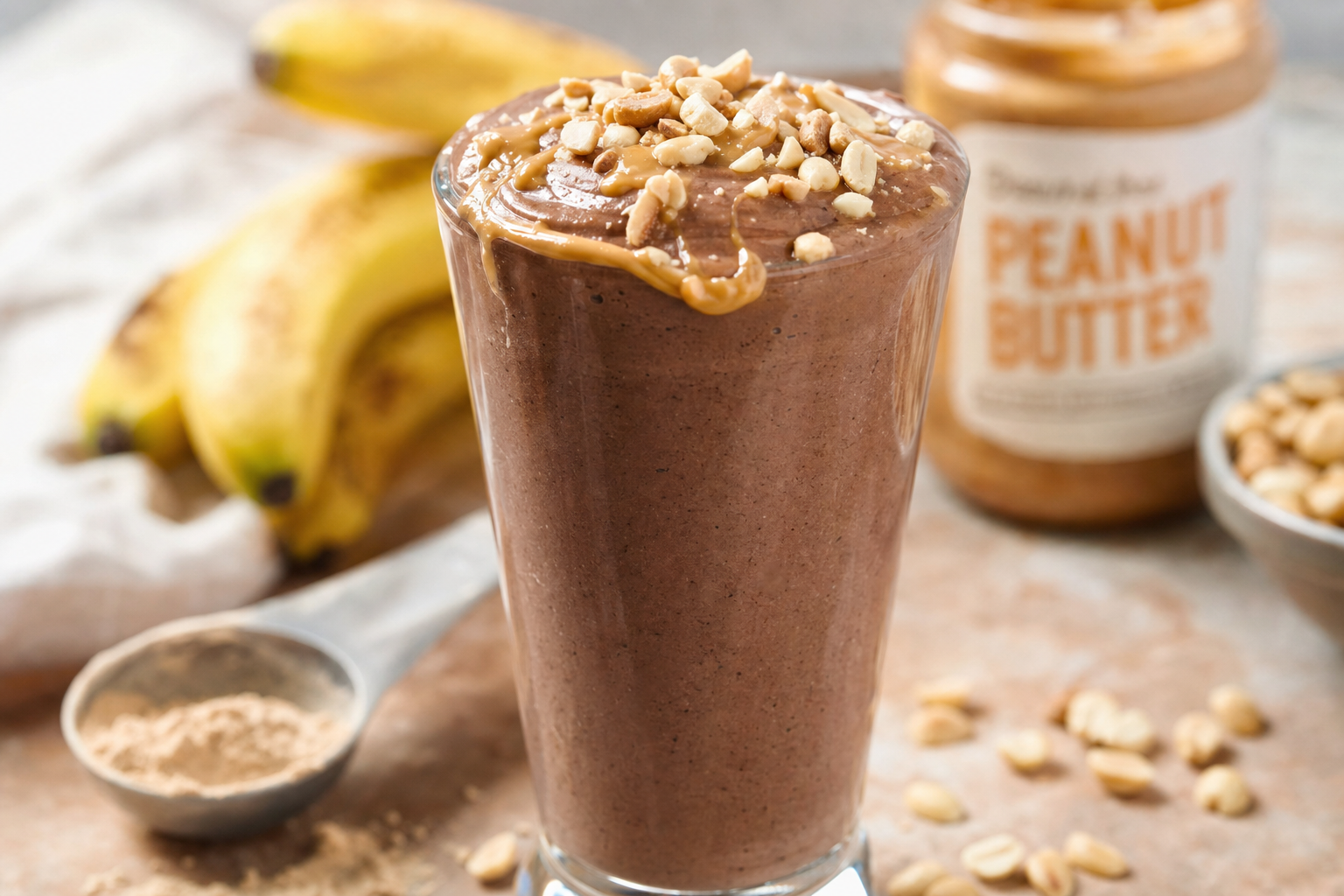 Chocolate Peanut Butter Protein Shake
