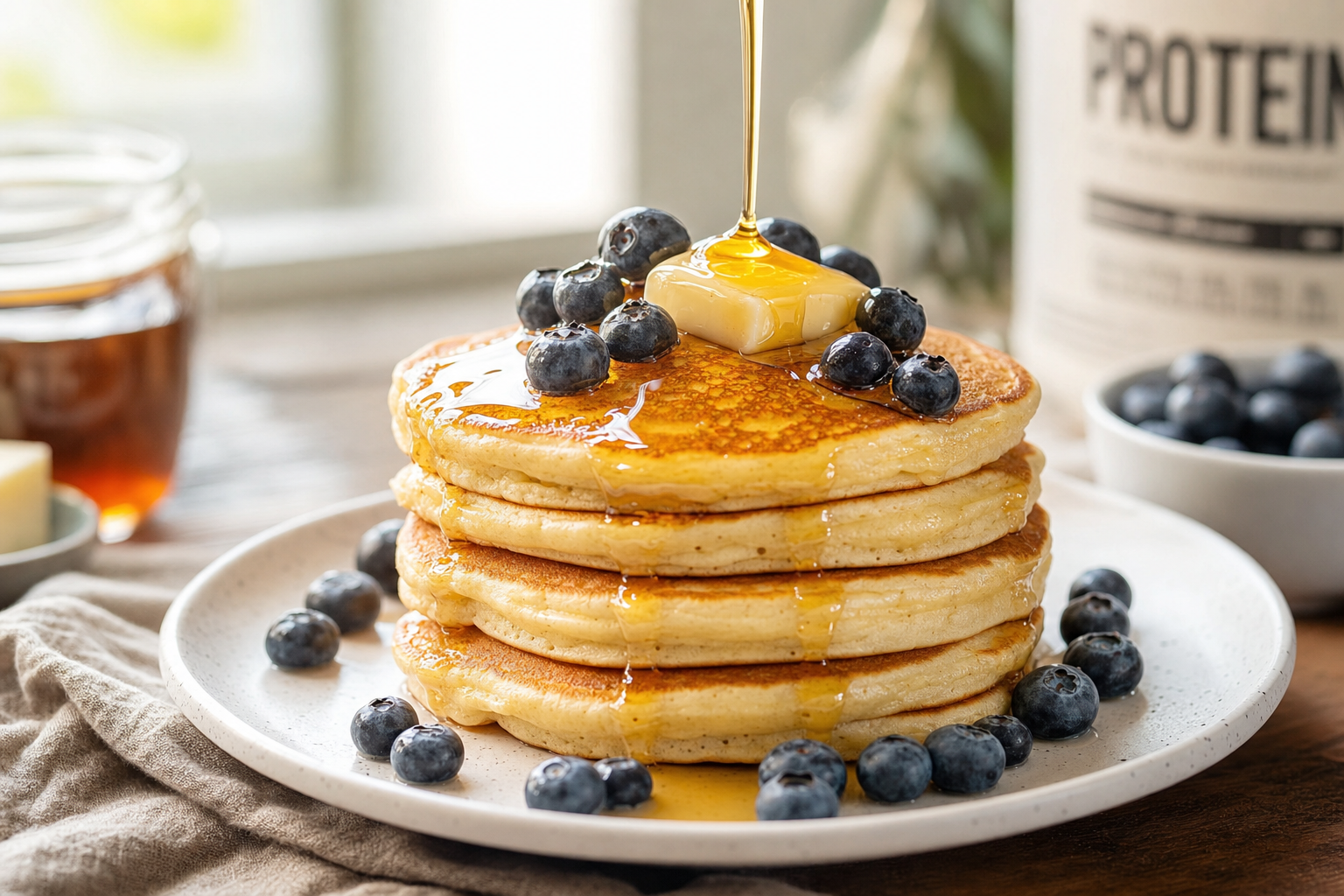 Cottage Cheese Protein Pancakes