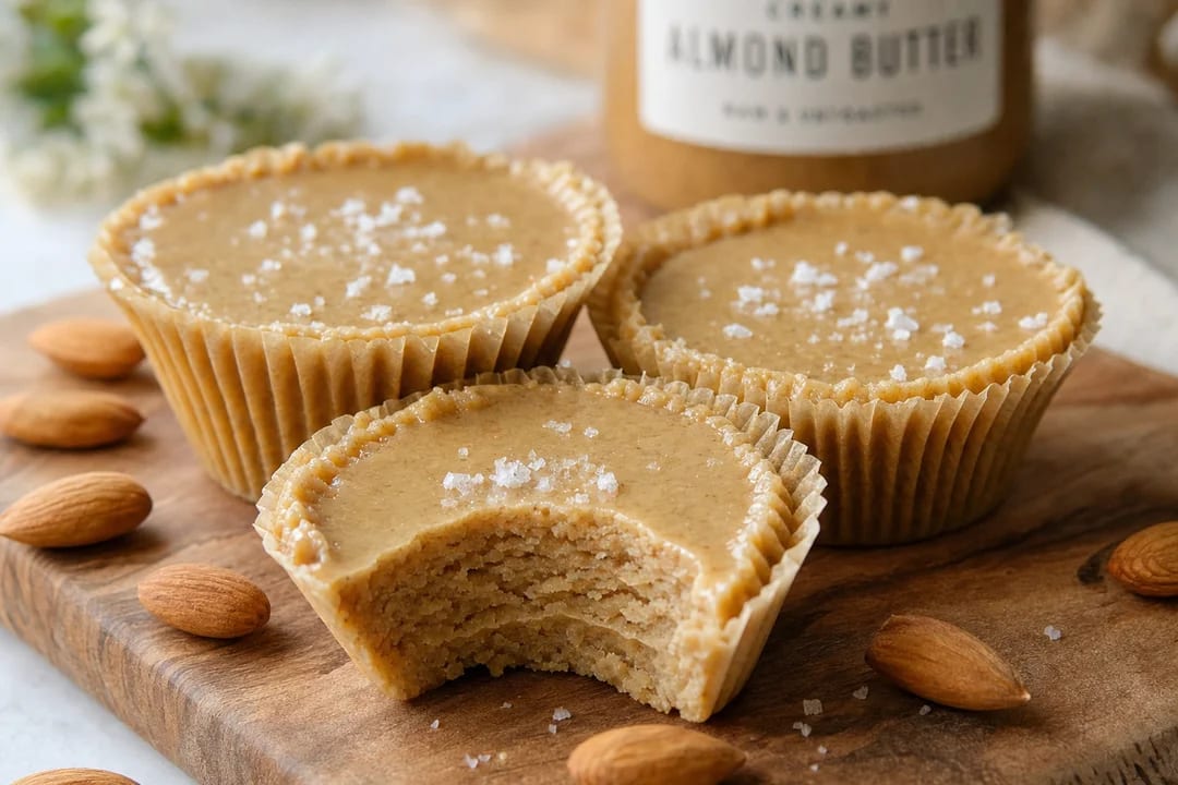 Keto Salted Caramel Almond Butter Cups