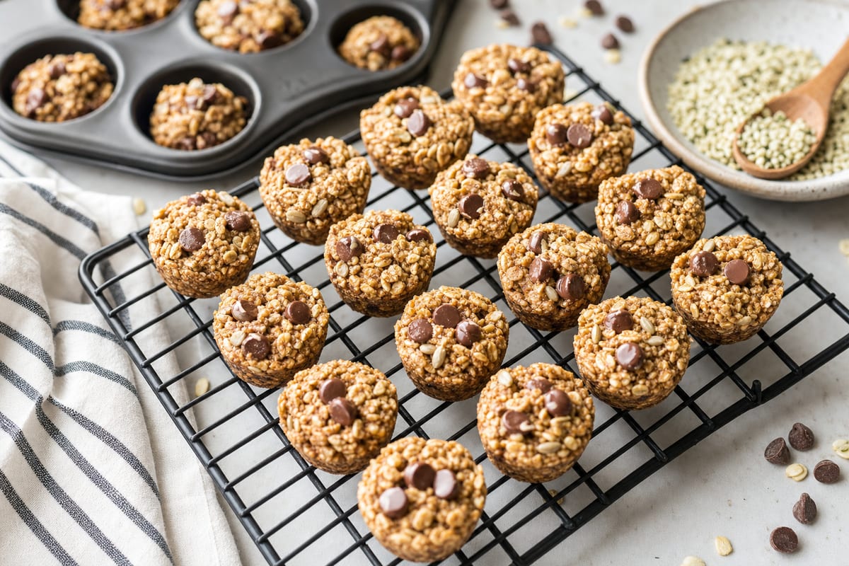 Kid-Friendly Baked Granola Protein Bites
