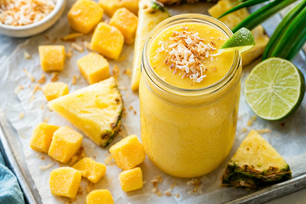 Mango Pineapple Protein Smoothie