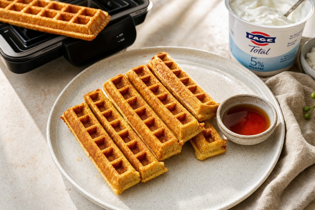 Nut-Free Protein Waffle Sticks