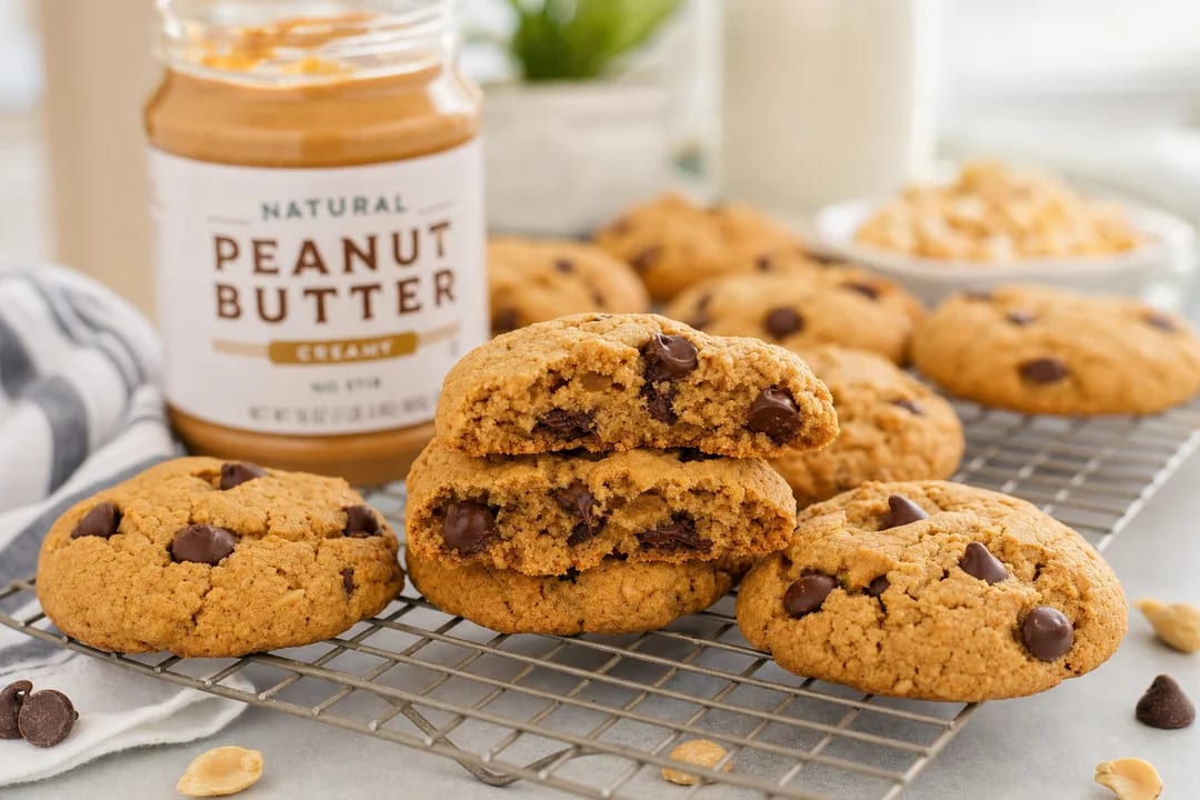Soft-Baked Peanut Butter Protein Cookies