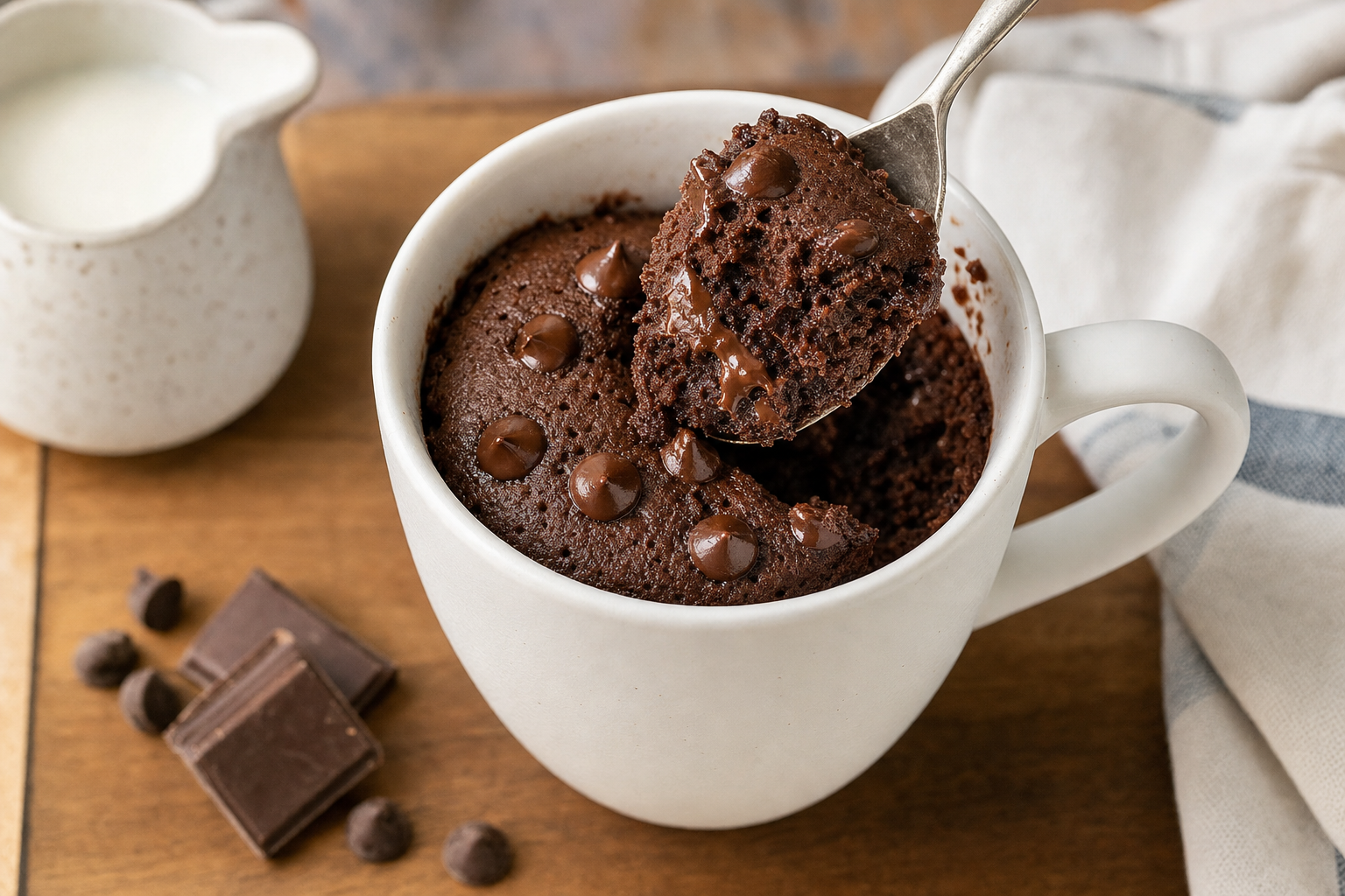 Chocolate Protein Mug Cake