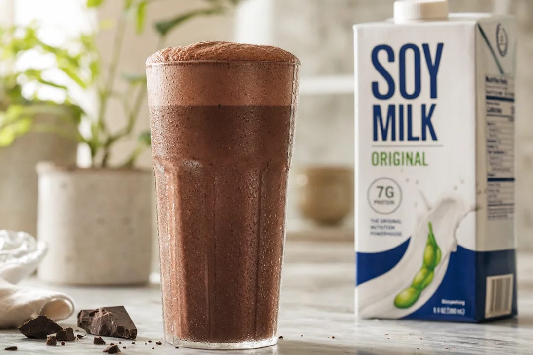 Silken Tofu Chocolate Protein Shake
