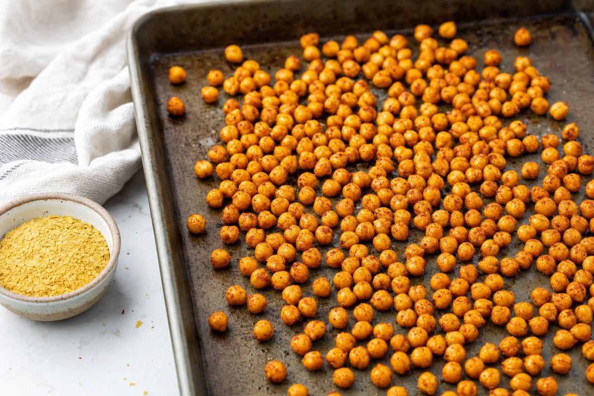 Vegan Crispy Chickpea Protein Snack Bites